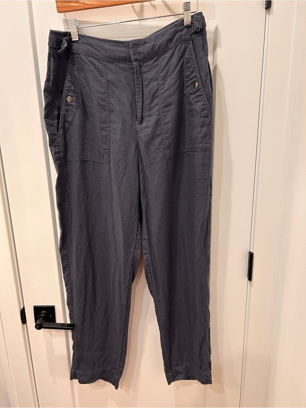Athleta Women's Voyager Slate Blue High-Waist Pants